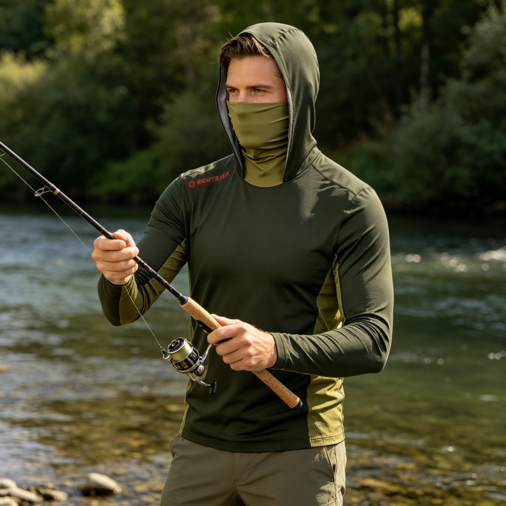 Hunting Outdoor Apparel - Mask Hoodie, Camouflage UV Protection Outdoor