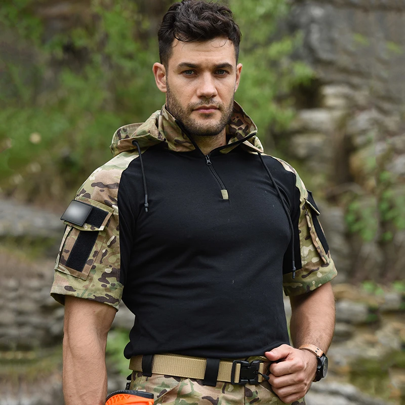 Wildman Hunting & Outdoor Vanderbijlpark - Tactical T-shirt Men Short Sleeves Summer