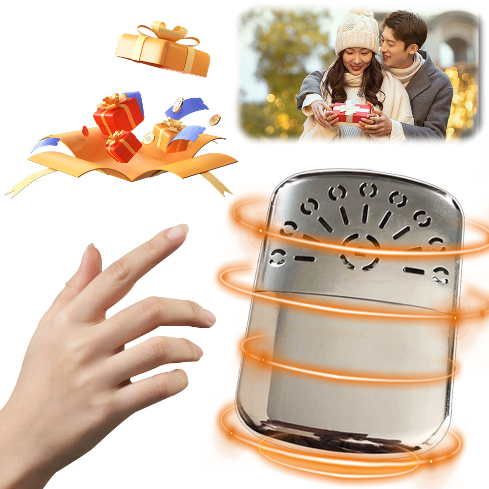 Outdoor Hunting Heater - Zinc Alloy Pocket Hand Warmer Reusable