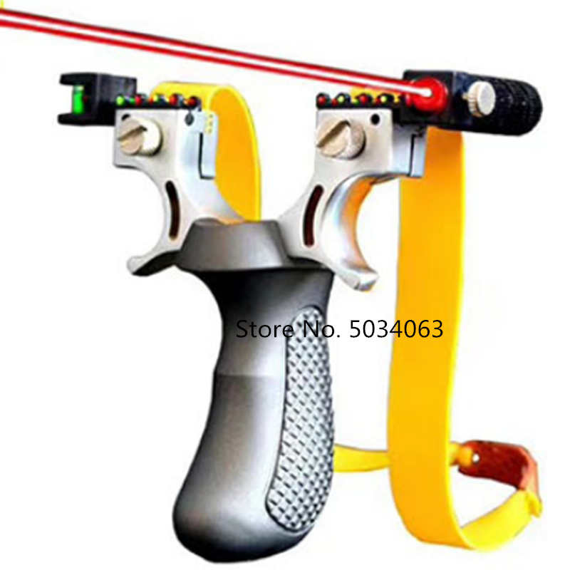 Outdoor Hunting Launcher - New alloy catapult laser aiming catapult