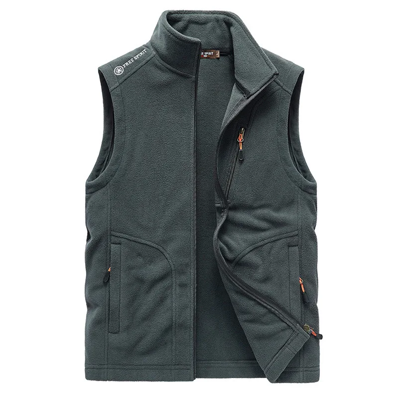 Outdoor Hunting Fleece - Men Fleece Warm Vest Jackets Autumn