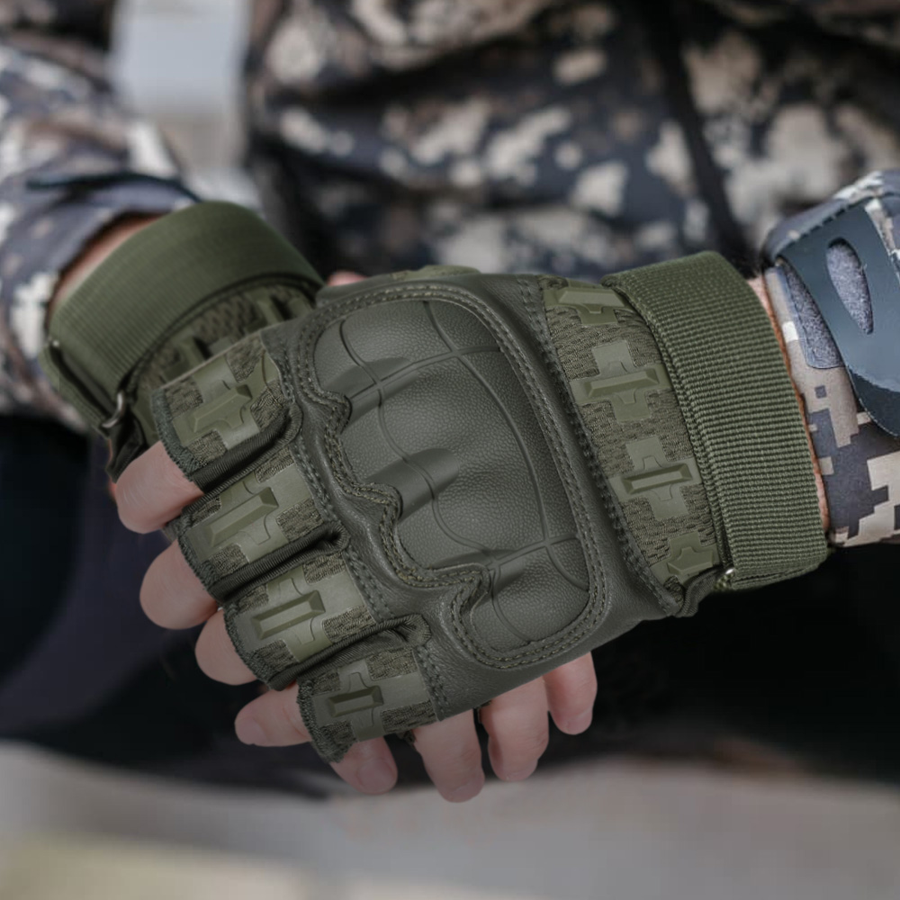 Men Tactical Half Finger Glove - Outdoor Hunting Gloves review and price