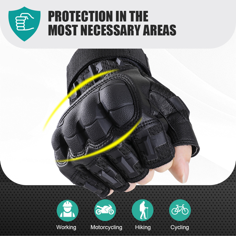 Men Tactical Half Finger Glove - Outdoor Hunting Gloves review and price