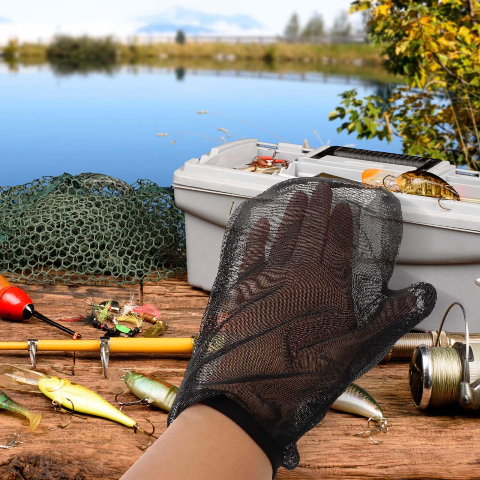 1Set Mosquito Proof Clothing G - Outdoor Hunting Gloves review and price
