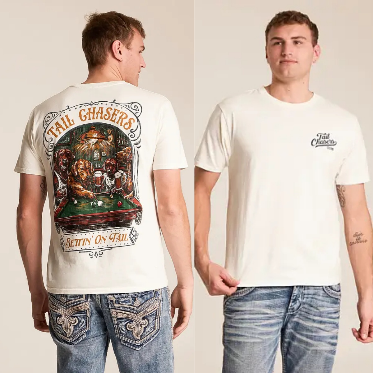Tail Chasers Club Skeleton Hun - Outdoor Hunting Graphic Tees review and price