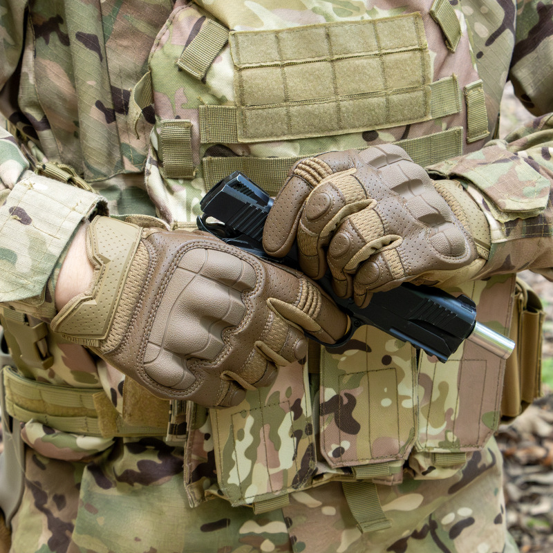 Breathable Anti-Slip Full Fing - Outdoor Hunting Gloves review and price