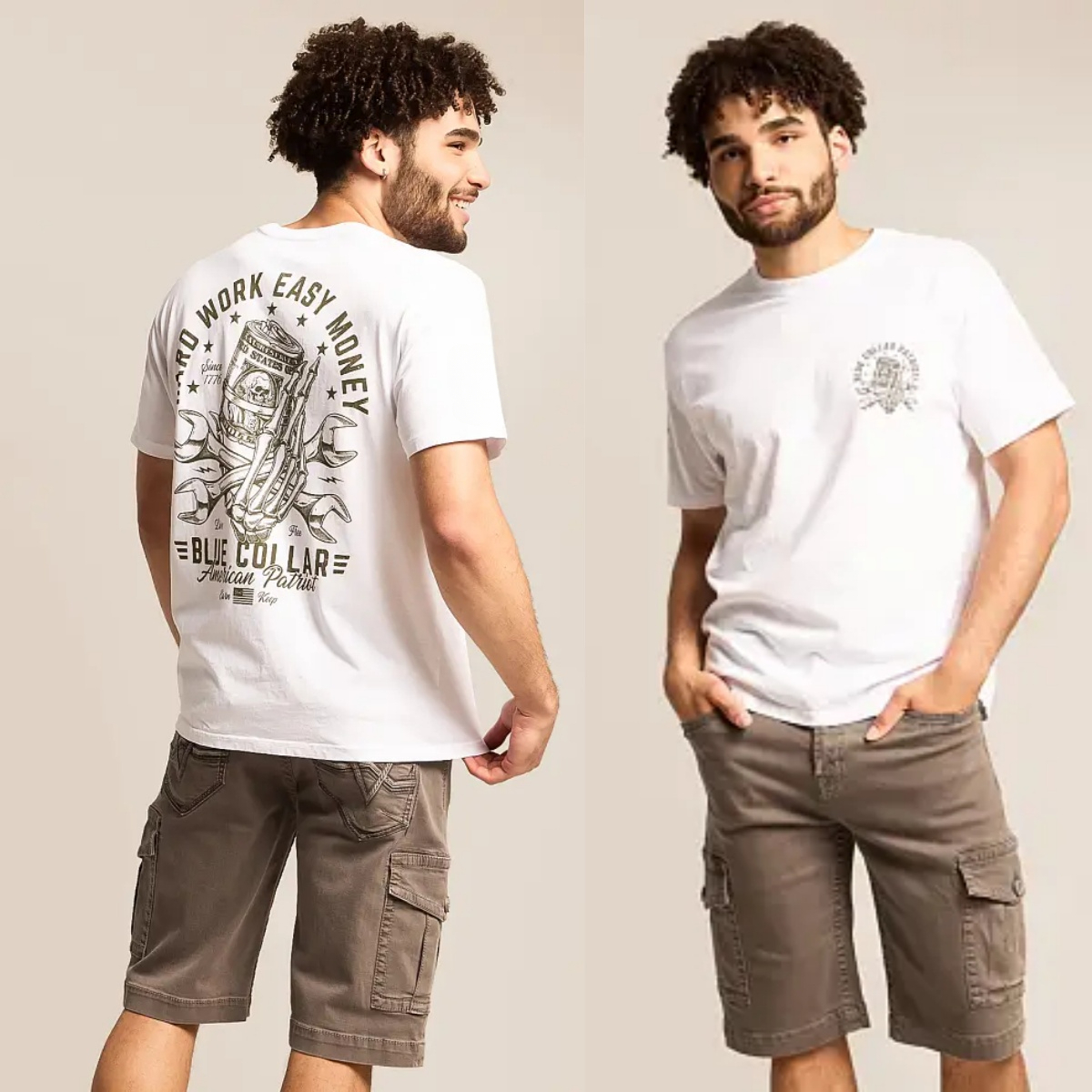 Blue Collar Hard Work Outdoor  - Outdoor Hunting Graphic Tees review and price