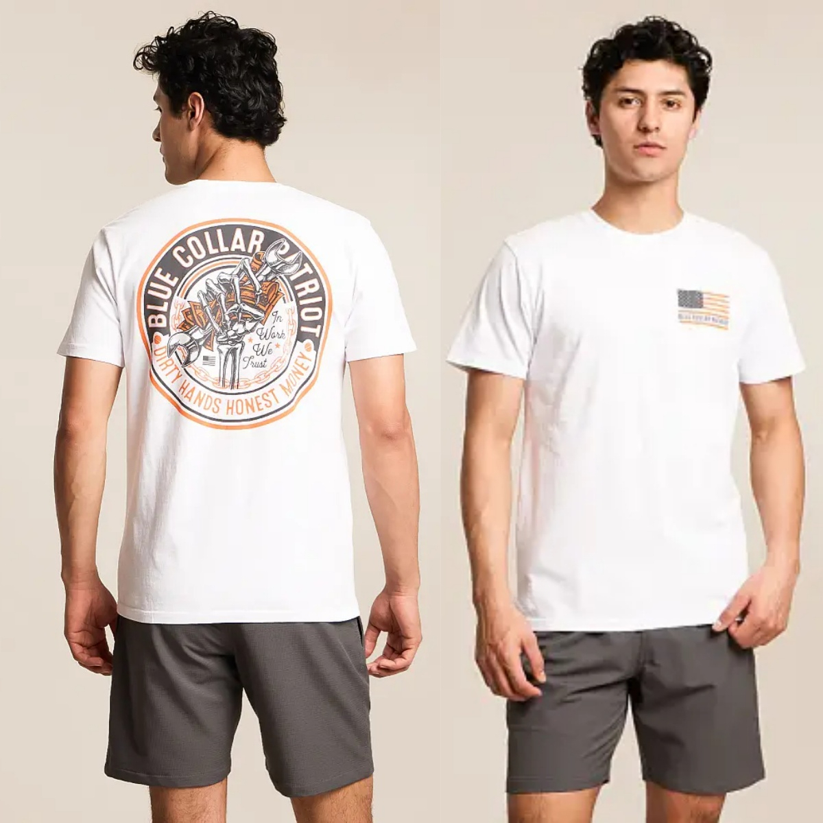 Blue Collar Hard Work Outdoor  - Outdoor Hunting Graphic Tees review and price