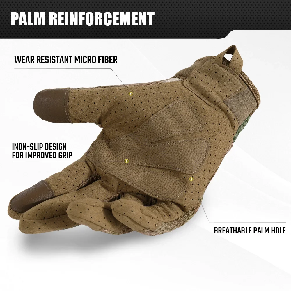 Camo Touch Screen Tactical Glo - Outdoor Hunting Gloves review and price