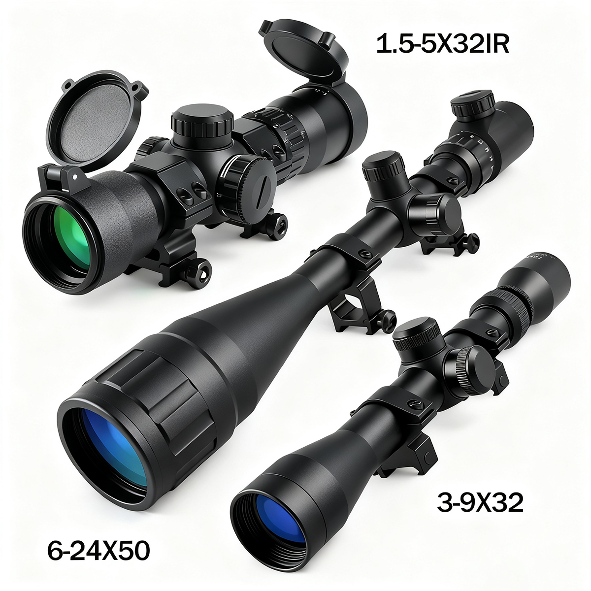 Tactical 1.5-5X32 IR 3-9X32 6- - Crossbow Scope Sight review and price
