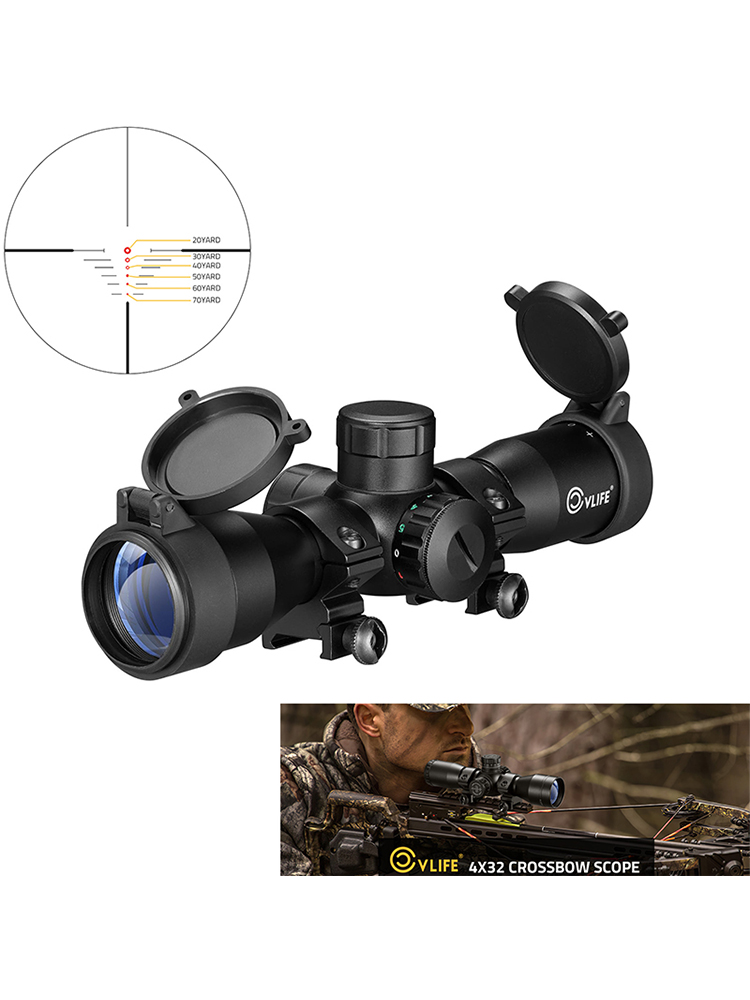 CVLIFE 4x32 Compact Crossbow S - Crossbow Scope Sight review and price
